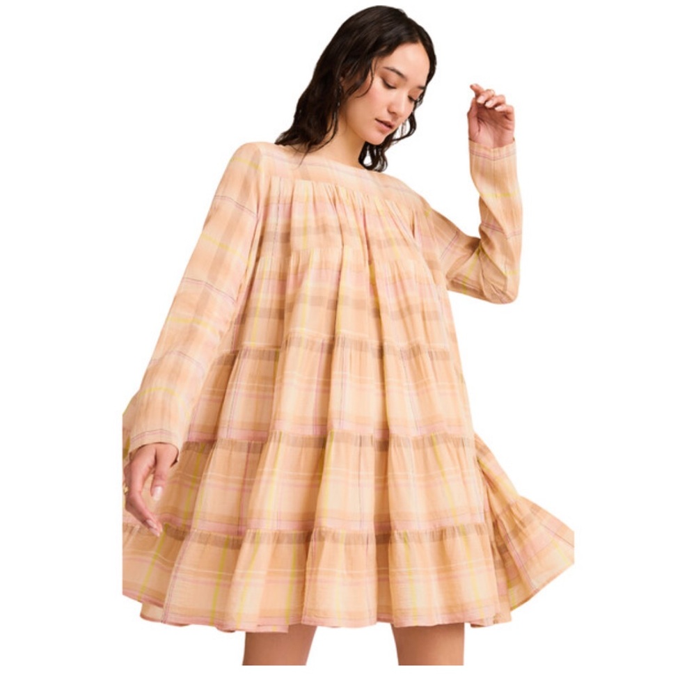 NWT Marlette Soliman Gingham Dress